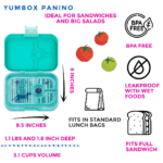 Yumbox Panino tropical aqua panther