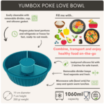yumbox poke bowl lagoon blue