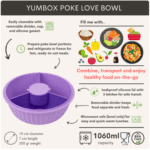 Maui Purple Yumbox Poke Bowl