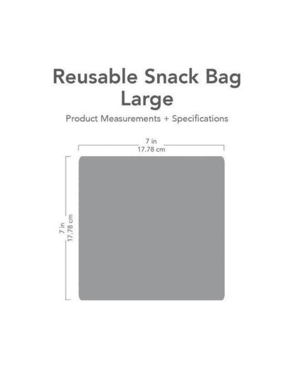 large snack bag dimensions