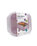 Glass Bento Lunchbox with silicone sleeve – Pink