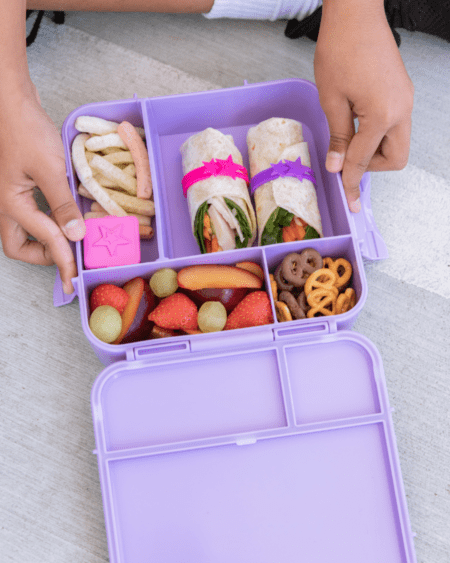 Calypso Dip & Sauce Box fits in all bento lunchboxes yumbox OMIE montii