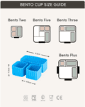 Silicone – Bento Cups – Μπλε (Coastal)