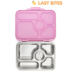 🏷️ Ανοξείδωτο Φαγητοδοχείο Yumbox Presto με 5 χωρίσματα - Rose Pink