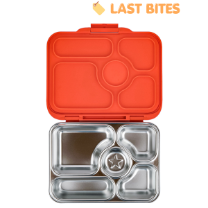 🏷️ Ανοξείδωτο Φαγητοδοχείο Yumbox Presto με 5 χωρίσματα - Tango Orange