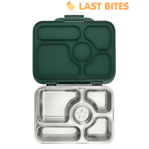 🏷️ Ανοξείδωτο Φαγητοδοχείο Yumbox Presto με 5 χωρίσματα – Kale Green