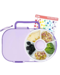 GoBe – 2in1 Lunchbox & Snack Spinner – Grape Purple