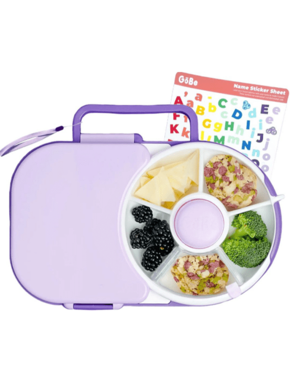 GoBe - 2in1 Lunchbox & Snack Spinner - Grape Purple (2)