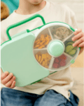 GoBe – 2in1 Lunchbox & Snack Spinner – Sage Green