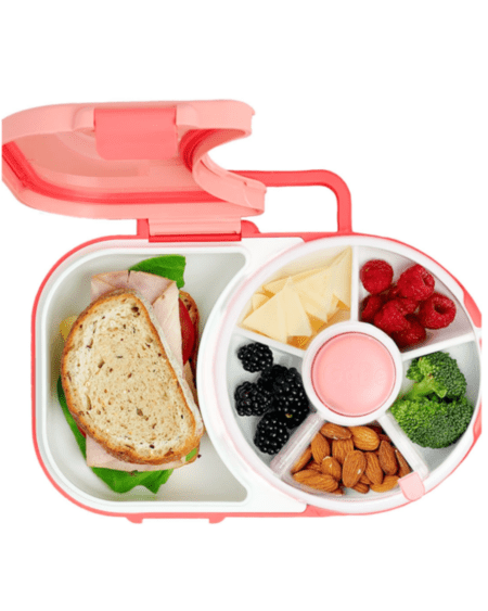 GoBe - 2in1 Lunchbox & Snack Spinner - Watermelon Pink