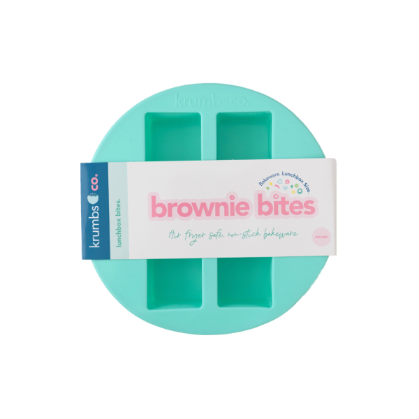 Φόρμα Σιλικόνης Lunchbox Brownie Bites – Στρογγυλή - Seafoam