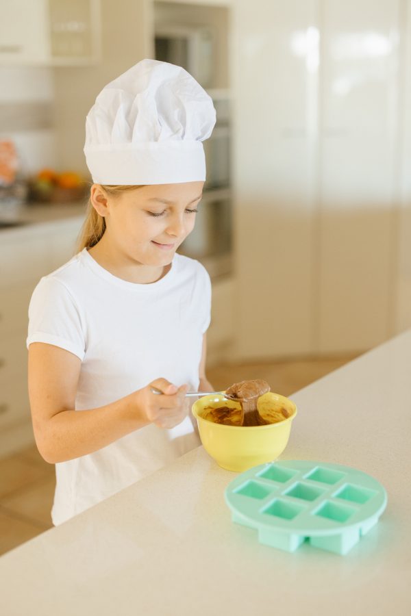 Φόρμα Σιλικόνης Lunchbox Brownie Bites – Στρογγυλή - Seafoam