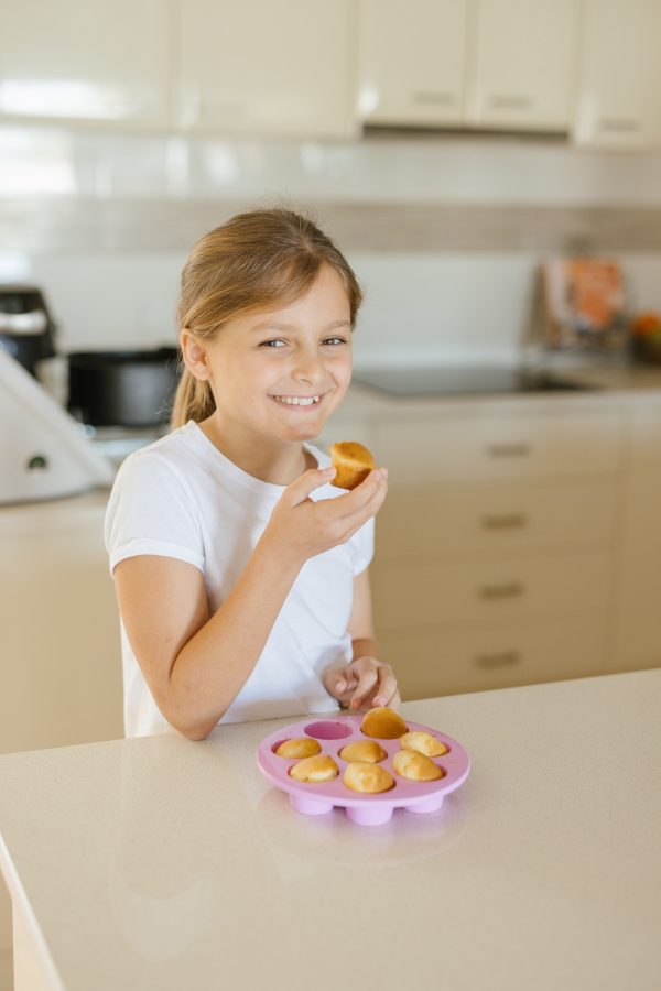 Φόρμα Σιλικόνης Lunchbox Muffin Bites – Στρογγυλή - Flamingo