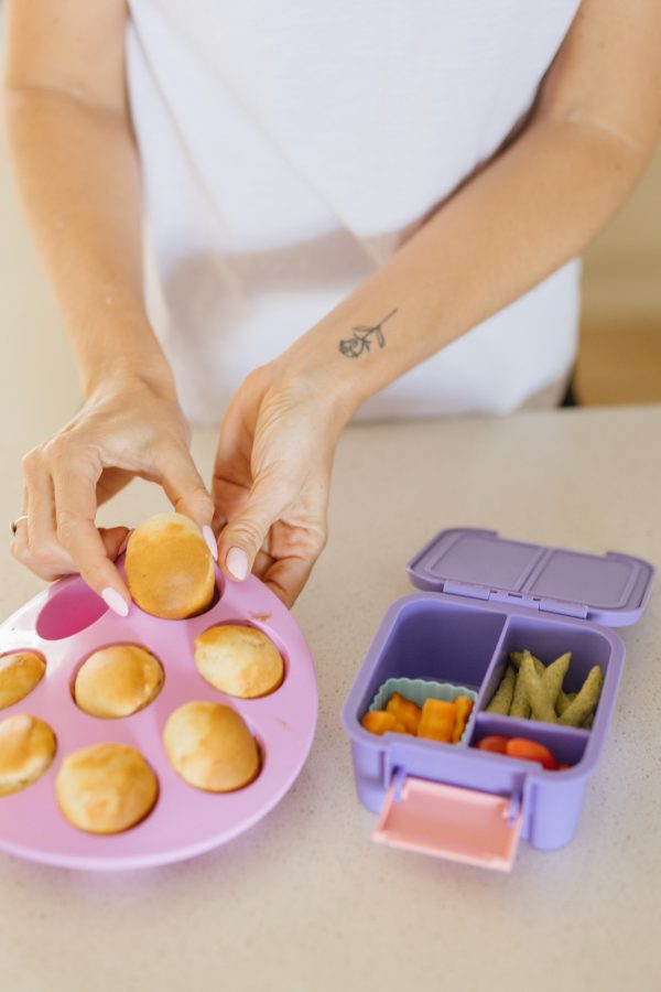 Φόρμα Σιλικόνης Lunchbox Muffin Bites – Στρογγυλή - Flamingo