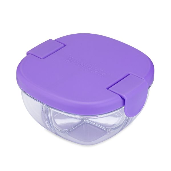 Yumbox Snack Bowl - 3 χωρισματα - hazy purple