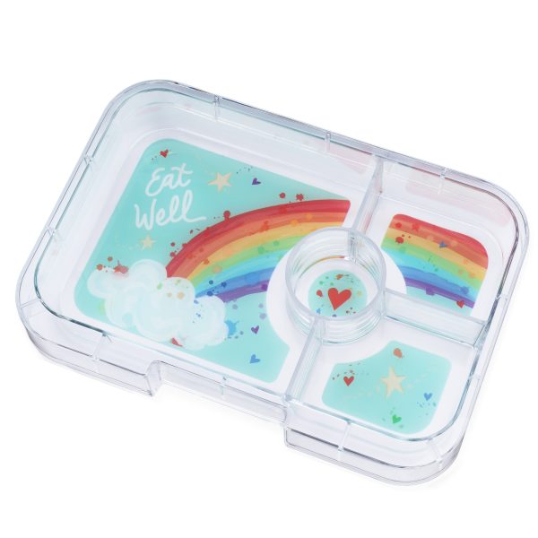 Φαγητοδοχείο Yumbox Tapas με 4 χωρίσματα – Malibu  Purple – Ουράνιο